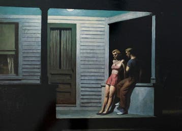 Edward Hopper - “Summer Evening, 1947”.