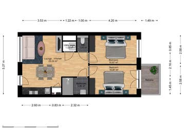 Appartement te huur in Eindhoven - 53 m² - 3 kamer(s) - 3, Appartement, Eindhoven, Noord-Brabant
