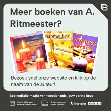 MEUBELS DECOREREN MET GIPS EN VERF - A. Ritmeester, Verzenden, Gelezen, A. Ritmeester