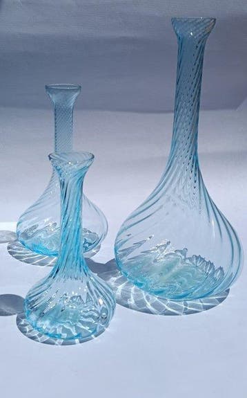 Santi Murano - Marino Santi - Vaas (3) - Glas, Antiek en Kunst