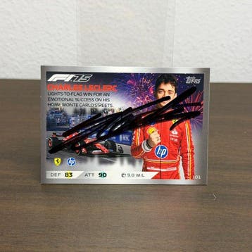 Ferrari - Topps n° 101 - GP Monaco 2024 Winner - Signed -, Nieuw