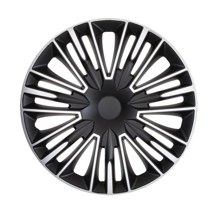 Wieldoppen  Jerez 16-inch zilver/zwart, Auto diversen, Wieldoppen, Verzenden