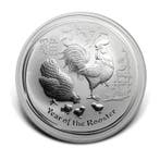 Zilveren Lunar munt Year of the Rooster 2017 10 troy ounce, Verzenden