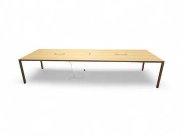 Arco Slim tafel 360x105 cm, fineer naturel, Overige plaatsen, Ophalen of Verzenden, Gebruikt, Tafel