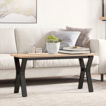 vidaXL Salontafelpoten Y-frame 90x30x43 cm staal, Verzenden, Nieuw