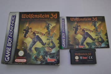 Wolfenstein 3D (GBA UKV CIB), 1 speler, Verzenden, Zo goed als nieuw