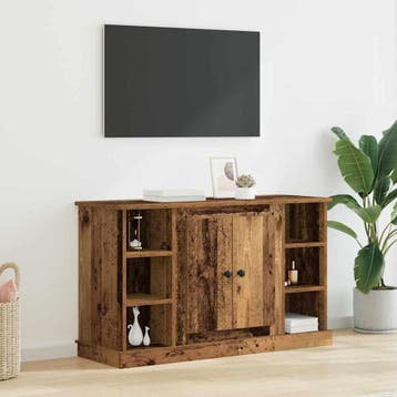 vidaXL Dressoir Oud Hout 100 x 35,5 x 60 cm Bewerkt hout, Huis en Inrichting, Verzenden, Nieuw, Overige houtsoorten, Minder dan 50 cm