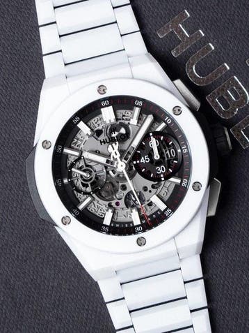 Hublot - Big Bang Integral White Ceramic - 451.HX.1123.HX -, Nieuw