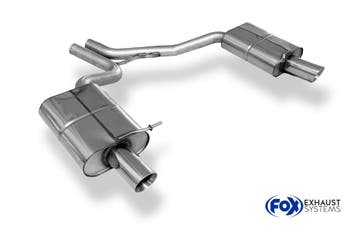 FOX Audi A4 type B6 einddemper rechts/links - 1x90 type 25 r, Auto-onderdelen, Uitlaatsystemen, Verzenden, Nieuw