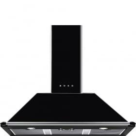 €819 Smeg KT100BLE afzuigkap Muurmontage Zwart 787 m³/uu, Ophalen of Verzenden, Nieuw