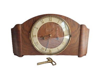Tafelklok - HAC (Hamburg American Clock Co.) - Art Deco -