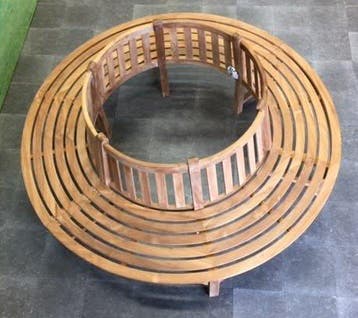 Boombank 180 cm teak, Ophalen of Verzenden, Nieuw