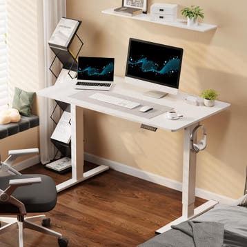 Zit sta bureau - Elektrisch - Verstelbaar - 120 x 60 cm - QE, Huis en Inrichting, Verzenden, Zo goed als nieuw