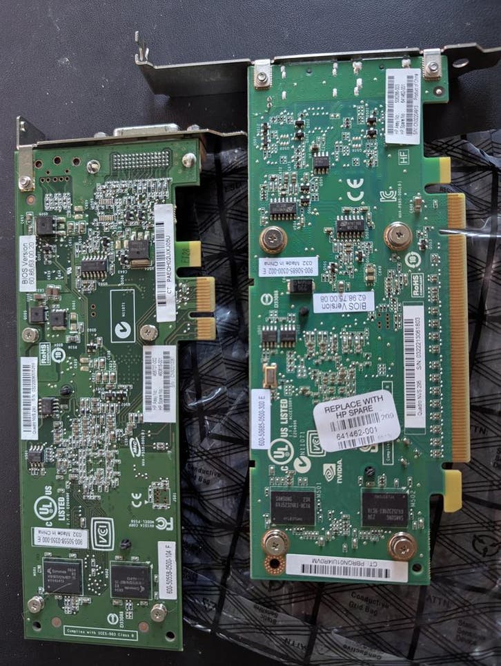 NVIDIA Quadro NVS 290 and NVS 295 graphics cards Quadro NVS, Computers en Software, Videokaarten, Gebruikt, Ophalen of Verzenden
