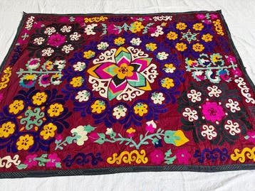 Suzane Kilim - Suzane Tapijt, Bankhoes, Bedhoes,, Nieuw