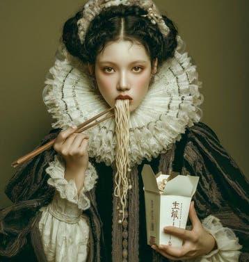 La Mama - The Duchess of Ramen - XL - Œuvre unique 1/1