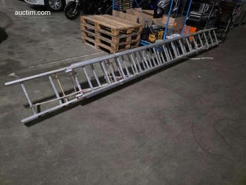 3-delige alu schuifladder ., Doe-het-zelf en Verbouw, Ladders en Trappen, Nieuw