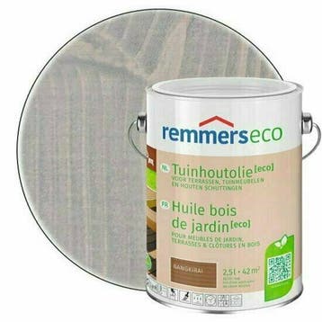 Remmers Tuinhoutolie Eco Zilvergrijs 2,5L, Verzenden, Nieuw