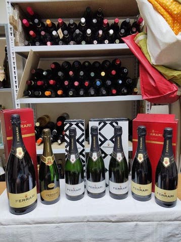 Ferrari Brut Trento - Trento DOC, Brut - 7 Flessen (0.75, Nieuw