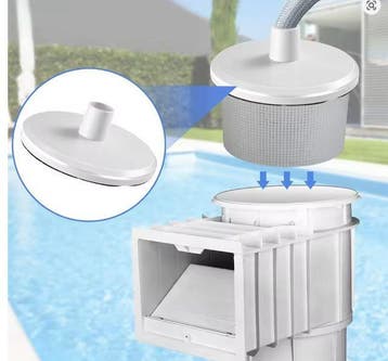 Zwembad Skimmer Vacuümplaat – PVC Vervangingsplaat Mand, Verzenden, Nieuw