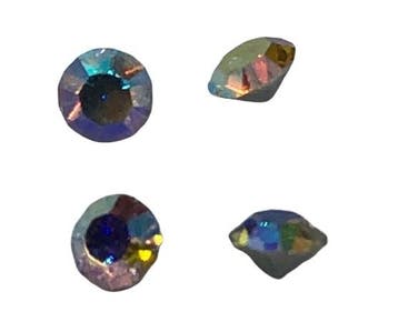 5 x Preciosa kristal puntsteen rond 4 mm – transparant, Ophalen of Verzenden, Nieuw, Overige typen