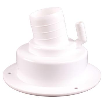 Watervulopening 40mm met Slot Wit, Ophalen of Verzenden, Nieuw