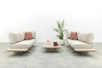 Suns Stockholm Ibiza loungeset - Champagne, Verzenden, Nieuw, Overige materialen, Loungeset