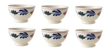 Boerenbont Kommen 13cm - set van 6 stuks (Huishouden), Huis en Inrichting, Keuken | Servies, Verzenden, Nieuw, Aardewerk, Kom(men)