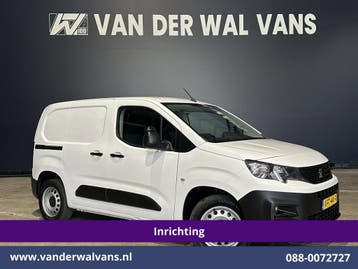 Peugeot Partner | 1.5 BlueHDI 102pk L1H1 Inrichting Euro6, Auto's, Bestelauto's, Gebruikt, Euro 6, Wit, Dealer onderhouden