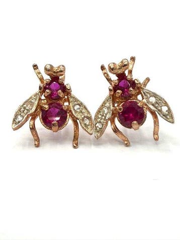 Zonder minimumprijs - Oorbellen - 9 kt. Roségoud, Zilver, Sieraden, Tassen en Uiterlijk, Nieuw