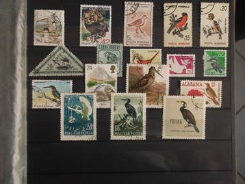 Wereld - Faune en Flora in diverse in nieuwstaat verkerende, Gestempeld