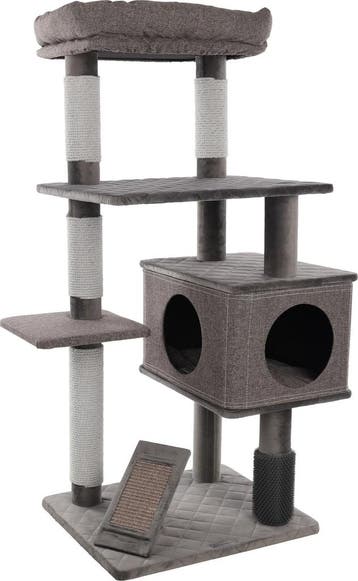 Krabpaal Halo Grijs (Krabpalen, Katten), Verzenden, Nieuw, Krabpaal