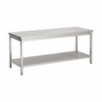 RVS werktafel met bodemschap 700 diep, Verzenden, Nieuw in verpakking