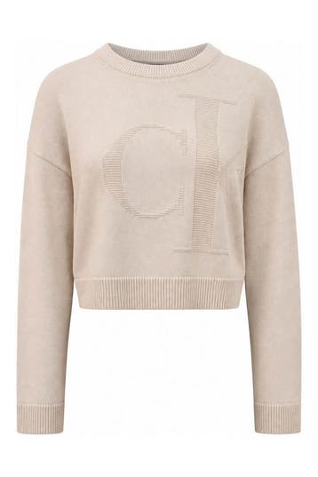 Calvin Klein Trui in maat S Wit, Calvin Klein, Verzenden, Zo goed als nieuw, Wit