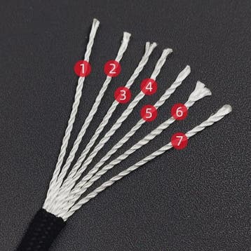 7-Core 550 Paracord Touw - 4mm Diameter - 5/15/30 Meter - Ou, Verzenden, Nieuw