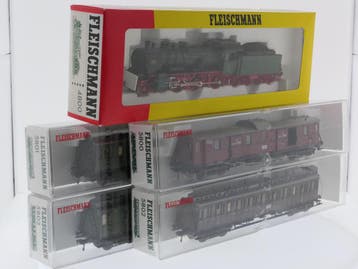 Schaal H0 Fleischmann NEW OLD STOCK COMPLETE SET 4800, 58..., Fleischmann, Nieuw, Ophalen of Verzenden, Gelijkstroom