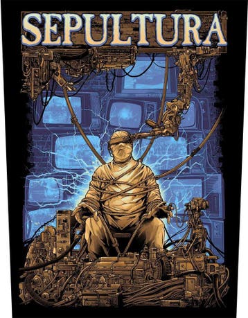 Sepultura - Chaos AD - Rugpatch officiële  merchandise, Ophalen of Verzenden, Nieuw, Kleding