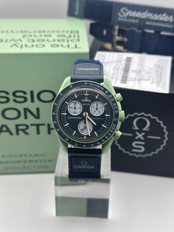 Omega x Swatch - MoonSwatch - Mission on Earth - Zonder, Nieuw