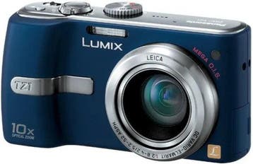 Panasonic Lumix DMC-TZ1 Digitale Compact Camera - Blauw, Verzenden, Gebruikt