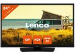 Lenco LED-2423BK - 24 HD LED TV - Draagbaar met 12V auto, Verzenden, Zo goed als nieuw