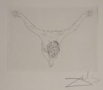 Salvador Dali (1904-1989) - Manifeste Mystique : Le Christ, Antiek en Kunst