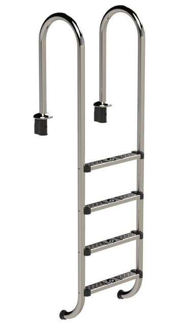 IDEAL Muro RVS zwembadtrap 4 treden - AISI 304, Tuin en Terras, Zwembad-toebehoren, Verzenden, Nieuw
