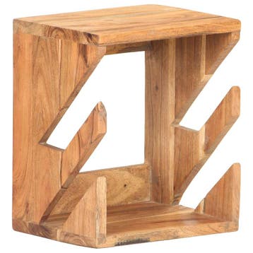 vidaXL Wandskateboardhouder 25x20x30 cm massief acaciahout, Auto diversen, Dakdragers, Verzenden, Nieuw