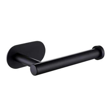 Toiletrolhouder - Zwart - Zelfklevend - Industriële WC, Verzenden, Nieuw