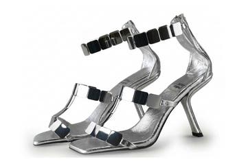 Jeffrey Campbell Pumps in maat 38 Zilver, Pumps, Overige kleuren, Verzenden, Zo goed als nieuw