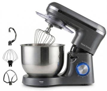 2000W Keukenmachine - Keukenrobot - 6.2L - Keukenmixer - Mix, Witgoed en Apparatuur, Verzenden, Zo goed als nieuw