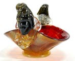 Scultoreo Centrotavola - Stile Dino Martens / Seguso -, Antiek en Kunst, Antiek | Glas en Kristal