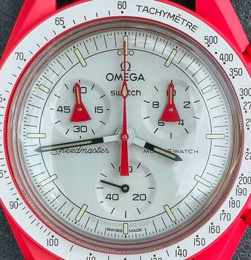 Omega x Swatch - MoonSwatch - Mission to Mars - Zonder, Nieuw