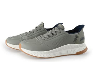 Skechers Instappers in maat 42 Grijs, Kleding | Heren, Overige kleuren, Verzenden, Overige typen, Zo goed als nieuw