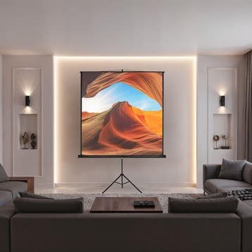 Projectiescherm met statief - 178 x 178 cm, Verzenden, Nieuw